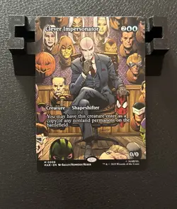 Clever Impersonator #8 Borderless Mythic Regular - Marvel’s Spider Man MTG Magic - Image 1