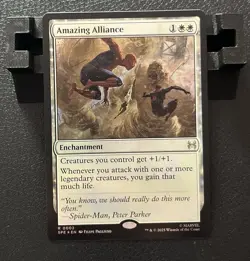 Amazing Alliance #0002 Rare Foil Marvel's Spider-Man SPE Magic MTG - Image 1
