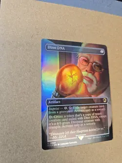 FOIL DINO DNA (BORDERLESS) Universes Beyond: Jurassic World Collection Magic MTG - Image 2