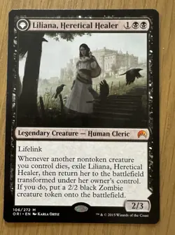 MTG Liliana, Heretical Healer Defiant Necromancer Regular NM - Image 1