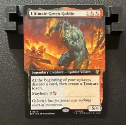Ultimate Green Goblin #0276 Extended Art Rare Regular - Spider-Man Magic MTG - Image 1
