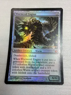 Wurmcoil Engine FOIL - PreRelease Promo 2010 - Mythic - NM to LP (see pics) MTG - Image 1