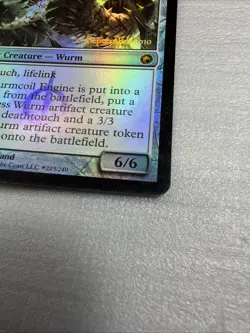 Wurmcoil Engine FOIL - PreRelease Promo 2010 - Mythic - NM to LP (see pics) MTG - Image 3