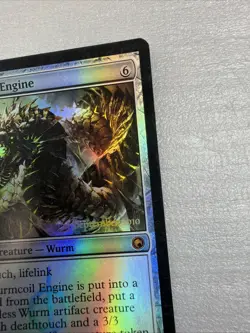 Wurmcoil Engine FOIL - PreRelease Promo 2010 - Mythic - NM to LP (see pics) MTG - Image 5