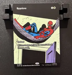 Reprieve #0005 Borderless Mythic Regular Marvel's Spider-Man Magic MTG - Image 1