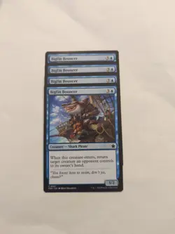 (4) Bigfin Bouncer *PLAYSET* Foundations Regular NM MTG - Image 1
