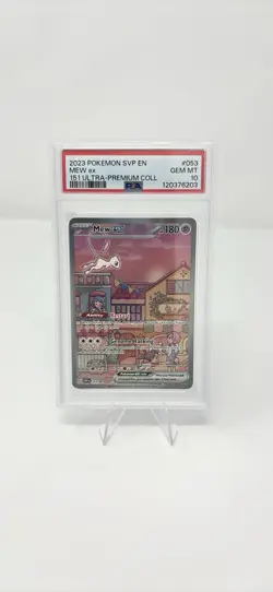 Pokemon TCG Mew EX 151 Ultra-Premium Collection Black Star Promo PSA 10 - Image 1