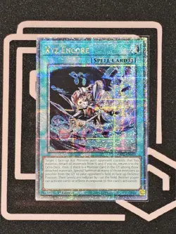 RA02-EN059 Xyz Encore Quarter Century Secret Rare 1st Edition YuGiOh - Image 1