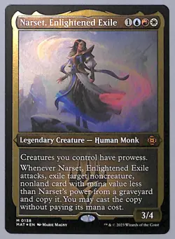 Narset, Enlightened Exile - Foil Etched - 138 - March of the Machine (MAT) MTG - Image 1