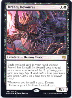#90 Dream Devourer MTG Kaldheim Rare - Image 1