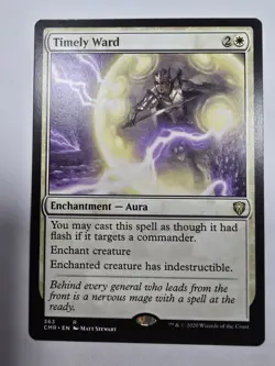 Timely Ward Commander Legends Regular Magic The Gathering - Image 1