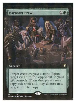 MTG - #587 Barroom Brawl (Extended Art) - Commander Legends - FOIL - Image 1