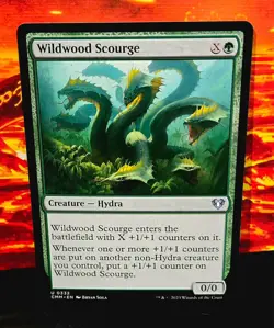 magic the gathering - Wildwood Scourge - Creature - Hydra - Uncommon - Green - Image 1