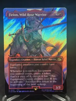 Firion, Wild Rose Warrior (Borderless) (Surge Foil) Final Fantasy Foil - Image 1