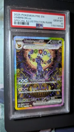 Pokemon Prismatic Evolution Sir Umbreon EX Card 161/131 PSA 10 Gem Mint - Image 1