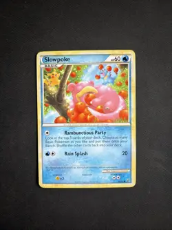 Pokemon TCG Slowpoke HGSS Undaunted 66/90 Regular Common Non Holo - NM/LP - Image 1