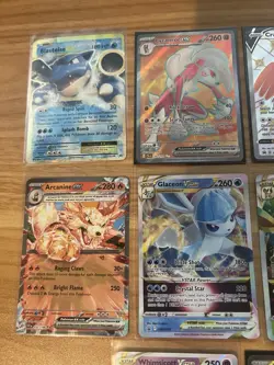 Pokemon Card Lot of 13 EX V Vstar Vmax incl Blastoise Glaceon Leafeon Holo NM - Image 2