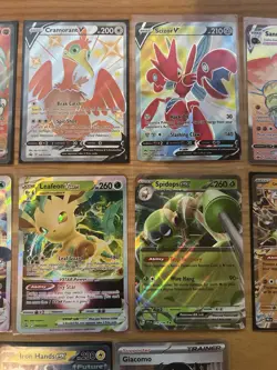 Pokemon Card Lot of 13 EX V Vstar Vmax incl Blastoise Glaceon Leafeon Holo NM - Image 3