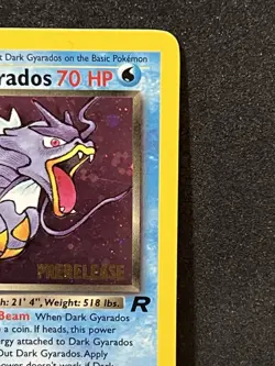 Pokemon TCH Dark Gyarados Prerelease 8/82 WOTC Promo Holo Rare HP - Image 5
