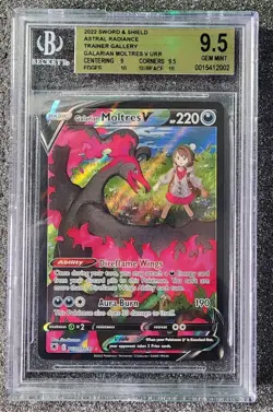 2022 Pokemon TCG |Galarian Moltres VTG20/TG30| Astral Radiance 💎MINT 9.5 - Image 1