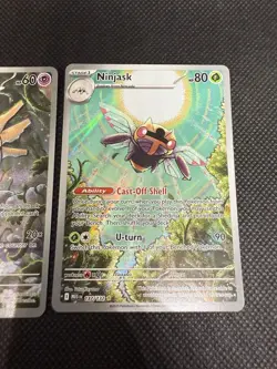 Pokemon Mega Evolution Lot of 2 Illustration Rares - Shedinja + Ninjask - Image 2