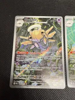 Pokemon Mega Evolution Lot of 2 Illustration Rares - Shedinja + Ninjask - Image 3