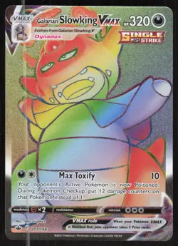 Pokemon TCG SWSH06: Chilling Reign #100/198 Galarian Slowking VMAX NM - Image 1