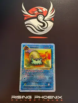 Rising Phoenix Pokemon - Omanyte 57/110 Holo Reverse Legendary Eng Played #0430 - Image 1