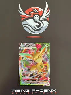 Rising Phoenix Pokemon - Leafeon VMAX 008/203 Evoluzioni Eteree NM Ita #2098 - Image 1