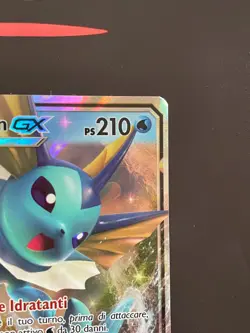 Rising Phoenix Pokemon Vaporeon GX SM172 SM Black Star Promos Holo ITA NM #0950 - Image 3