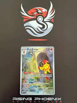 Rising Phoenix Pokemon - Armarouge 203/198 Scarlatto e Violetto NM Ita #1941 - Image 1