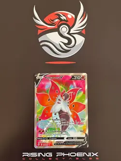 Rising Phoenix Pokemon - Volcarona V 170/203 Evoluzioni Eteree Holo NM Ita #2085 - Image 1