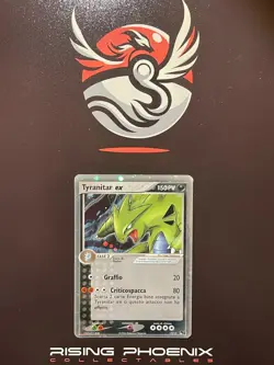 Rising Phoenix Pokemon - Tyranitar Ex 17/17 POP Series 1 Holo Rara Ita Exc #0844 - Image 1