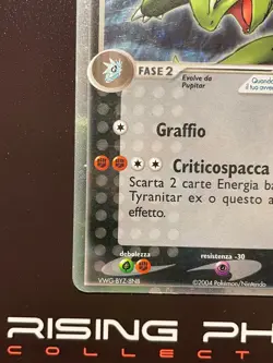 Rising Phoenix Pokemon - Tyranitar Ex 17/17 POP Series 1 Holo Rara Ita Exc #0844 - Image 4