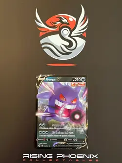 Rising Phoenix Pokemon - Gengar V 156/264 Colpo Fusione Holo NM Ita #2004 - Image 1