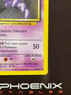 Rising Phoenix Pokemon - Haunter 29/102 1Ed Set Base ITA Good #0837 - Image 5