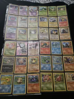 Huge Binder Collection Lot 350 Pokemon Cards Mixed - Image 1