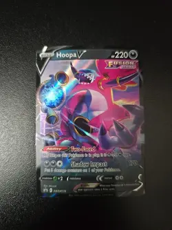 Pokemon Tcg Hoopa V SWSH176 SWSH: Sword & Shield Promo Cards Holo NM - Image 1