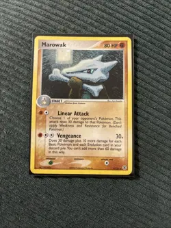 Pokemon TCG Marowak Holo Rare Card FireRed LeafGreen 7/112 - Image 1
