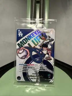 Dodgers x One Piece Collaborative Promo Card Monkey D. Luffy, 07/03/25, OPTC - Image 1
