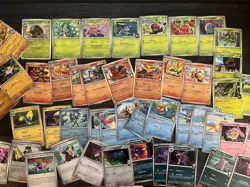 Pokemon TCG Destined Rivals 45 Card Bulk Lot - 3 Reverse Holos - Image 1