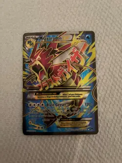 Pokemon Mega Gyarados EX XY Breakpoint Holo Full Art Ultra Rare Card 115/122 - Image 1