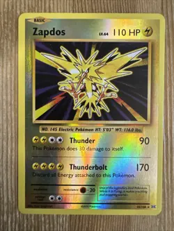 Zapdos 42/108 Evolutions - Pokemon Card Reverse Holo Rare VLP - Image 1