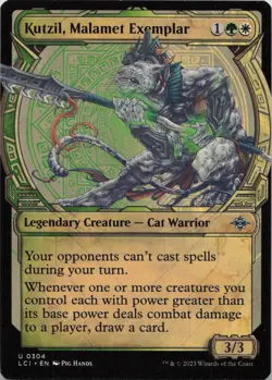 Kutzil, Malamet Exemplar (Showcase) U The Lost Caverns of Ixalan 304 LP-NM - Image 1