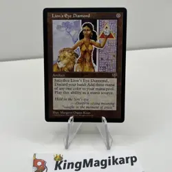 Magic the Gathering MTG - Mirage - Lion's Eye Diamond - Rare - Near Mint - Image 1