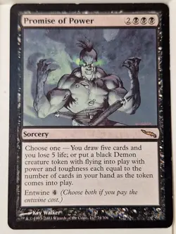 Promise of Power - Mirrodin - Magic the Gathering MTG Nice! - Image 1