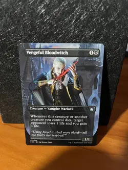 MTG Vengeful Bloodwitch (Borderless) Foundations Regular (0325) NM FREE SHIPPING - Image 1