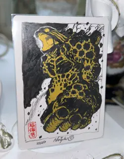 MTG Magic the Gathering Artist Proof Nottsuo / Magma Giant 5DN AP - Image 1