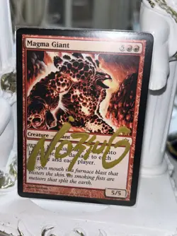 MTG Magic the Gathering Artist Proof Nottsuo / Magma Giant 5DN AP - Image 4