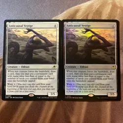 mtg anticausal vestige X 2 / Foil & Non Foil / Nm & Never Played - Image 1